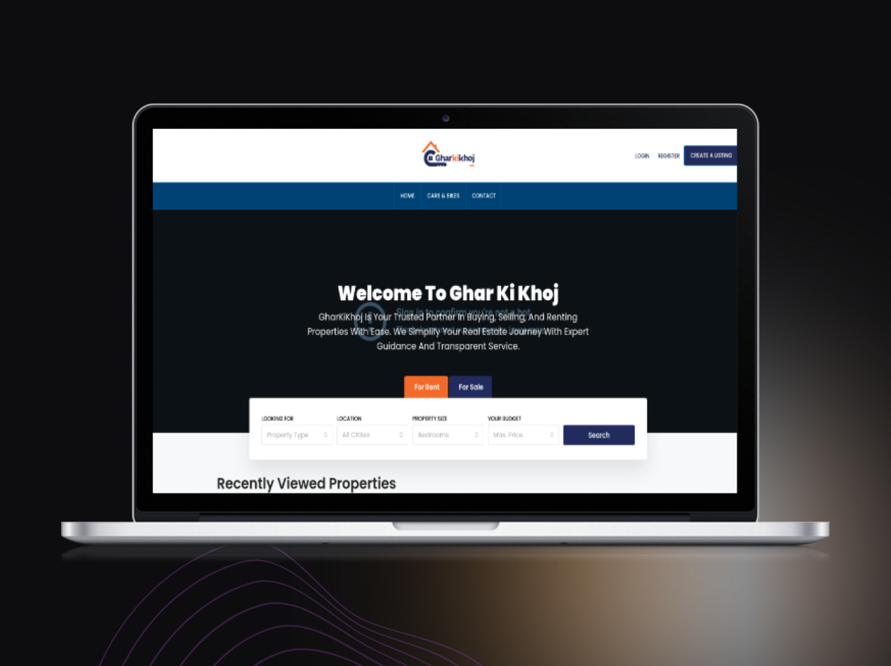 GharkiKhoj Real Estate Website