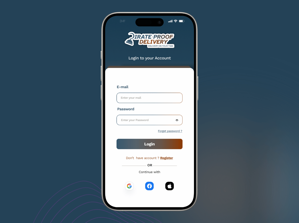 Pirate Proof Delivery App