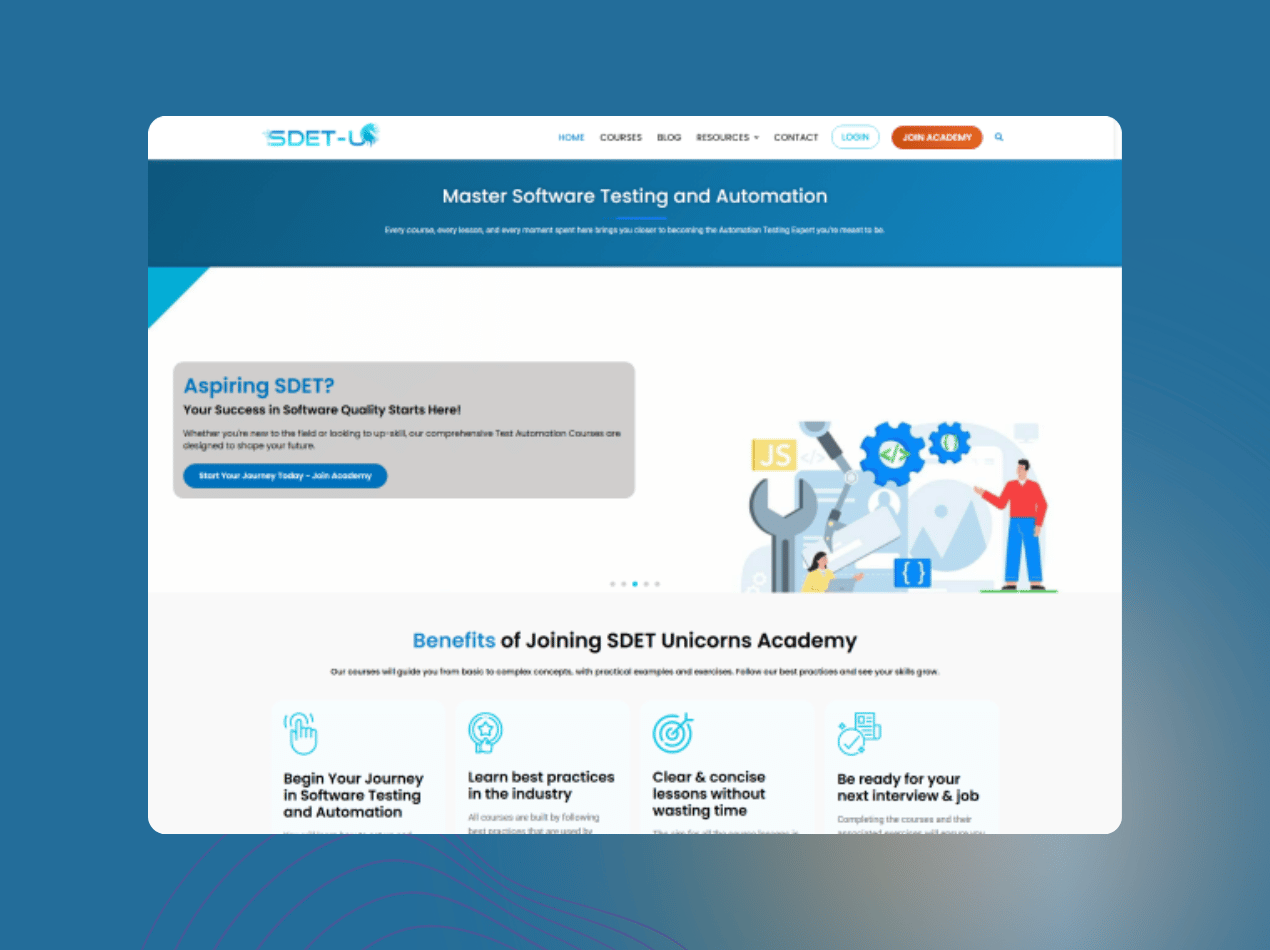 SDT Unicorn Custom WordPress Website