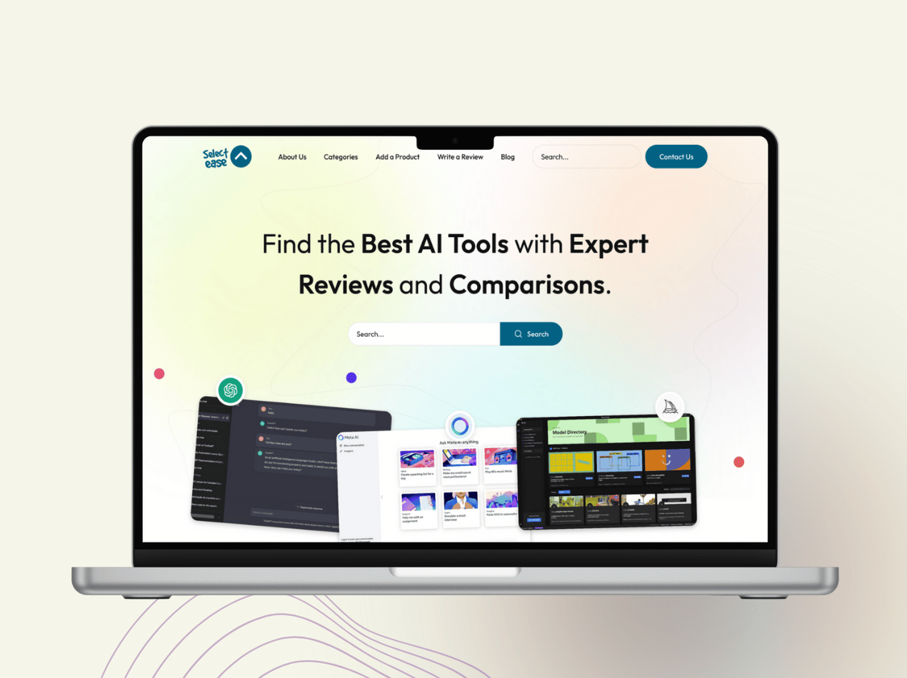 SelectEase AI Tool Finder WebApp