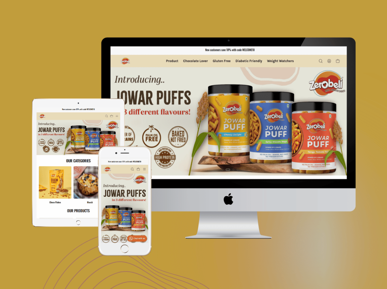 Zerobeli Shopify eCommerce Website